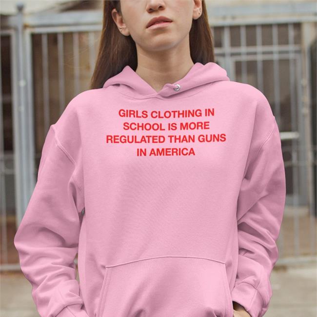 Girls Clothing In School Is More Regulated Than Guns In America Long Sleeve Tee Shirt White