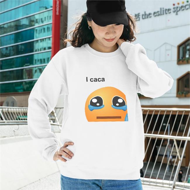 I Caca Funny Trending Crying Emoji Shirt