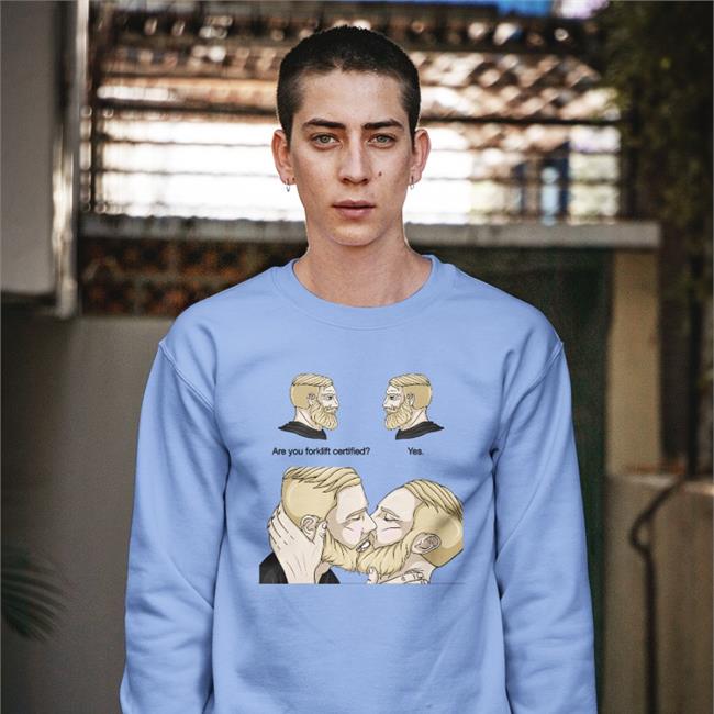 Yes Chad Kiss Meme Hoodie