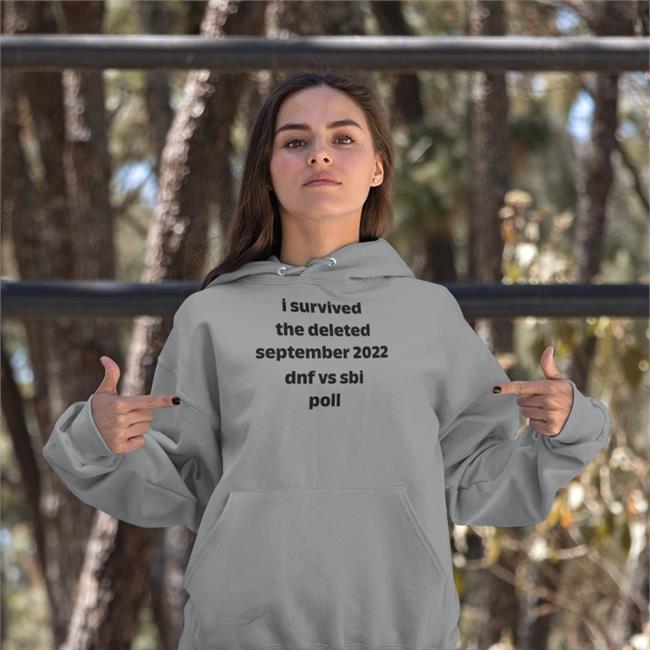 Tatterwinged I Survived The Deleted September 2022 Dnf Vs Sbi Poll Shirt
