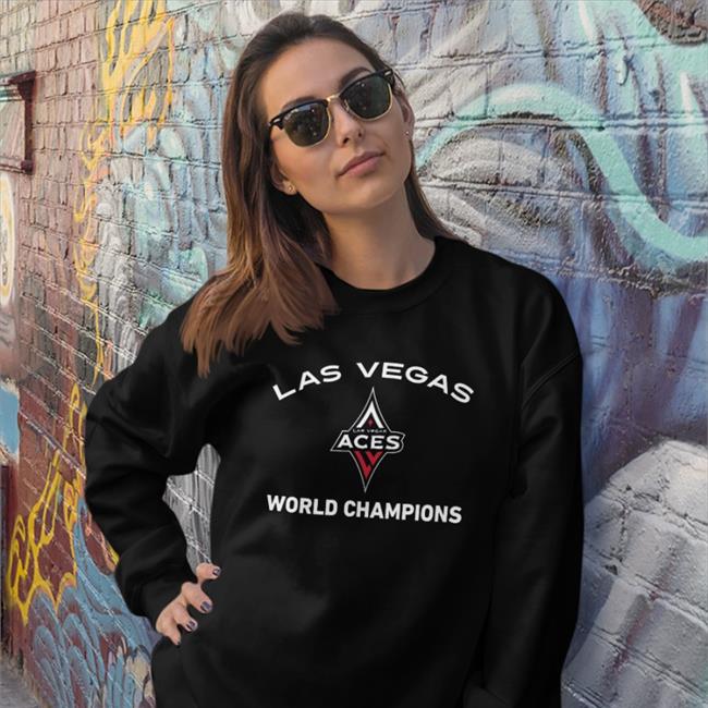 Las Vegas Aces World Champions Shirts Black