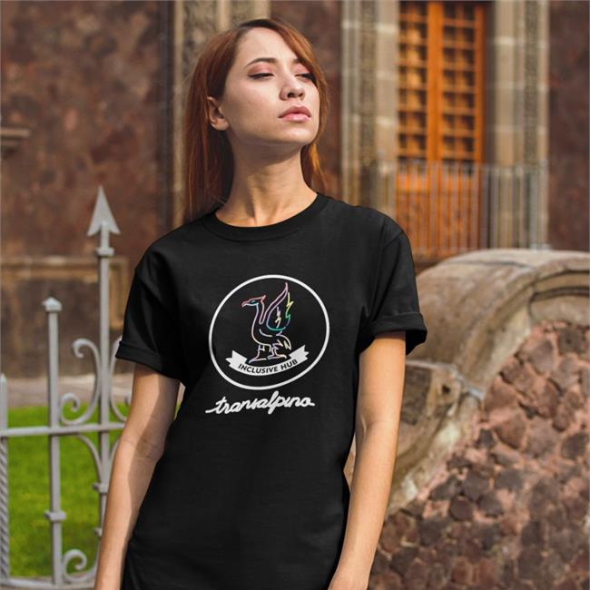 Inclusive Hub Transalpino T Shirt The Inclusive Hub Black