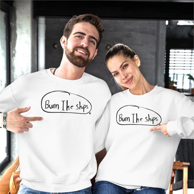 Burn The Ships T Shirt Black