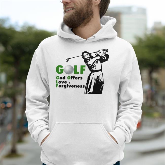 Goodshirts Golf God Offers Love Forgiveness Tees Jesus