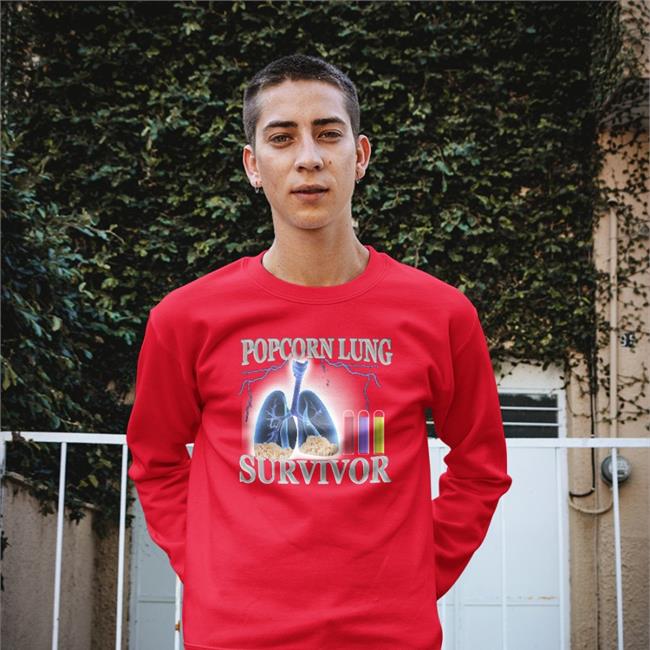 Hardshirts777 Tiktok Popcorn Lung Survivor T Shirts Hard Shirts Merch