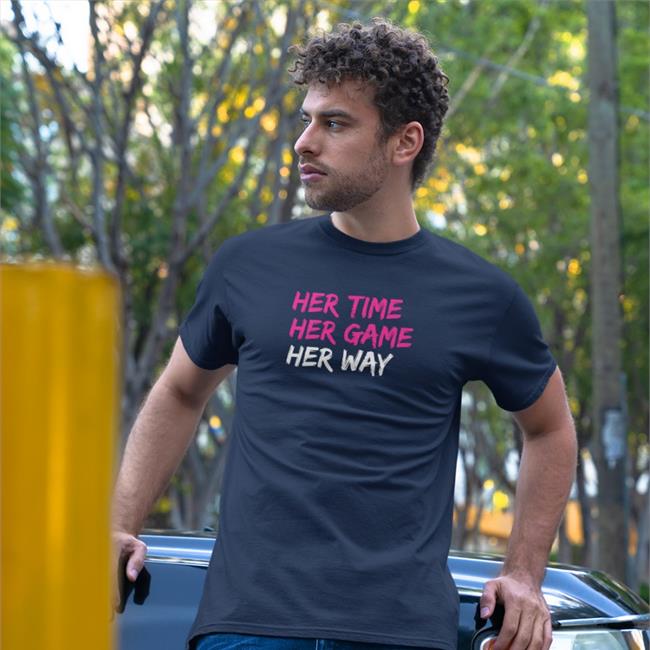 Her Time Her Game Her Way Shirt Black Her Time Her Game Her Way Sweatshirt Black