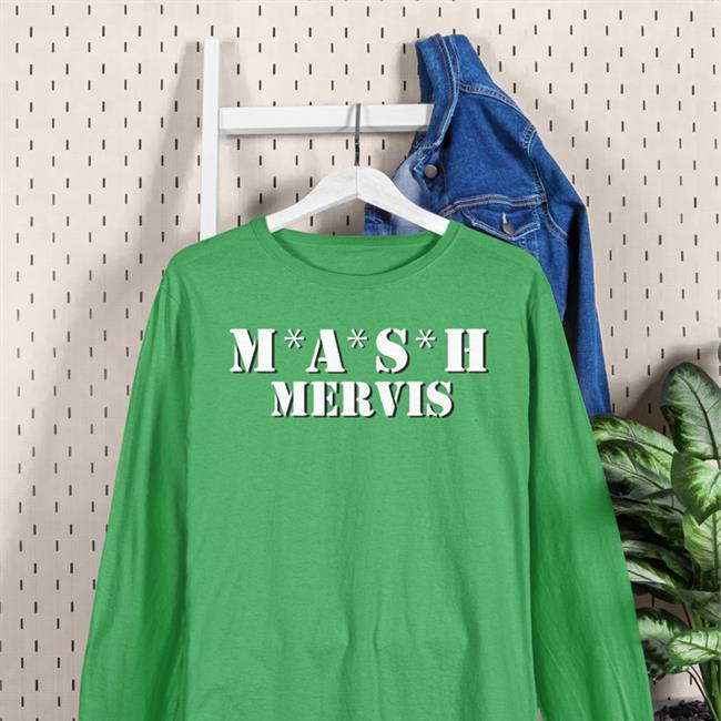 Obvious Shirts Store Mash Mervis Tee Shirt Blue