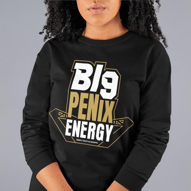 Simply Seattle Sports Big Penix Energy Hoodied Sweatshirt Purple
