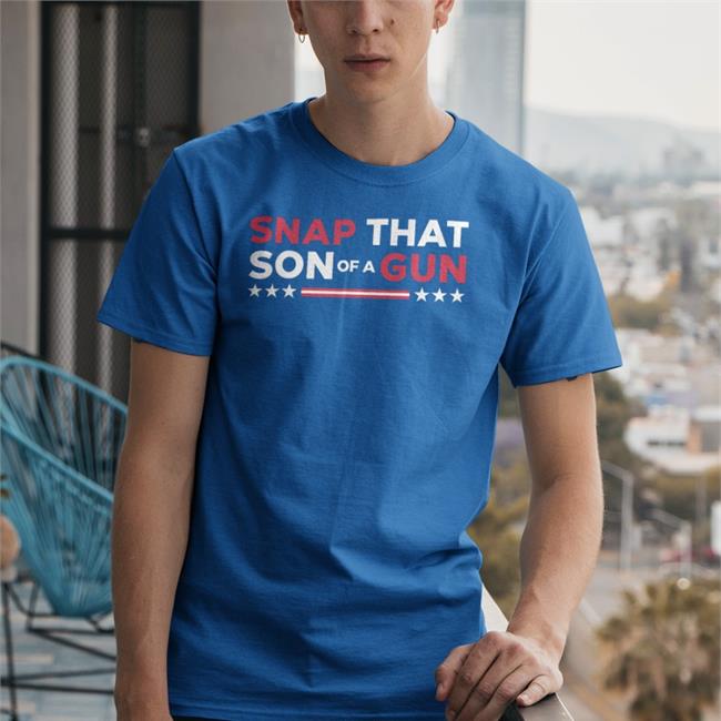 Barstool Sports Store Snap That Son Of A Gun Tee Shirts Navy