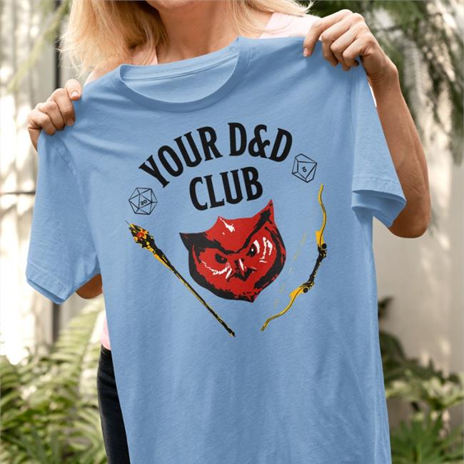Wizards_Dnd Your D&D Club Shirt Dungeons & Dragons