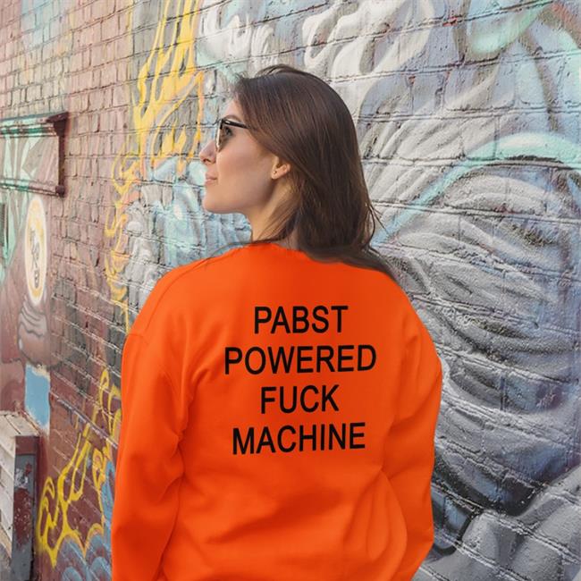 Pabst Powered Fuck Machine Long Sleeve Tee