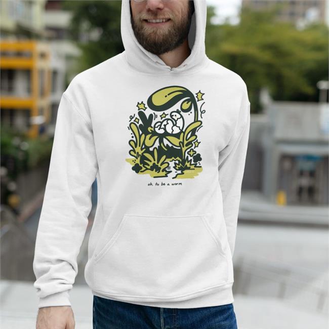 Oh To Be A Worm Shirt White Sulkypup