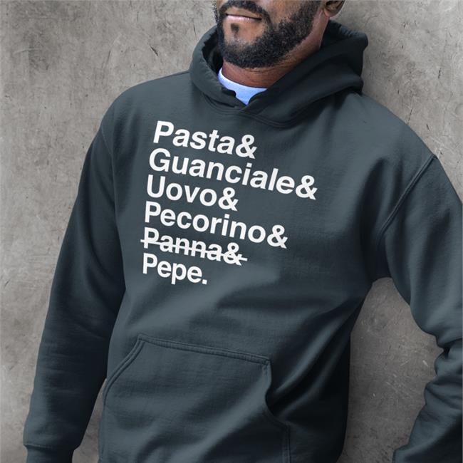 Pasta Guanciale Uovo Pecorino Panna Pepe Shirt