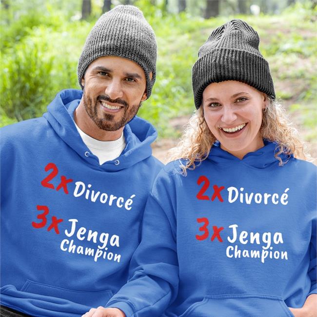 2X Divorcé 3X Jenga Champion Sweatshirt Shirtsthtgohard