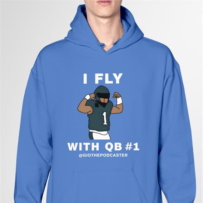 BonFire Store I Fly With Qb #1 Long Sleeve Tee Shirt The Giovanni Show