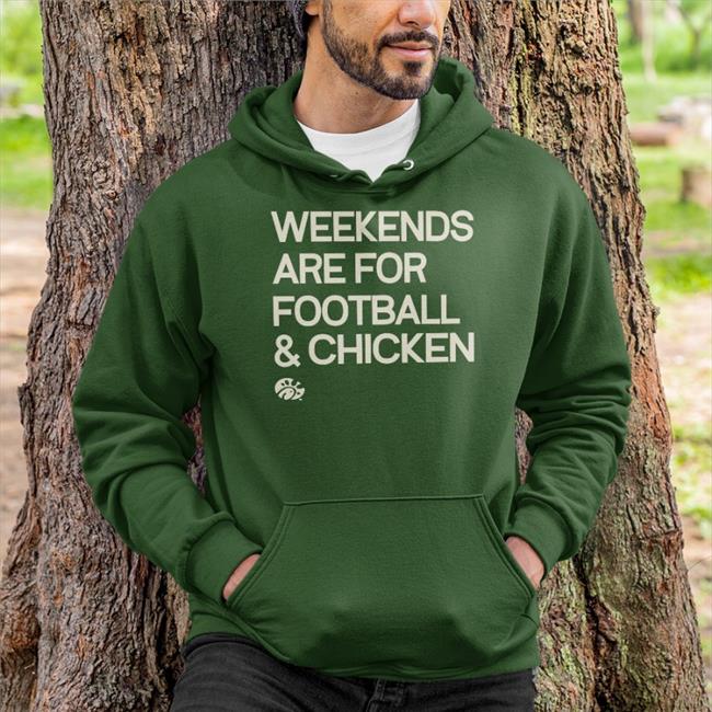 MrsHopkins96 Weekends Are For Football And Chicken Long Sleeve Tee Shirt Black