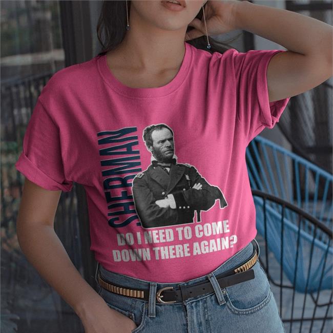 Sherman Do I Need To Come Down There Again Hoodied Sweatshirt Black