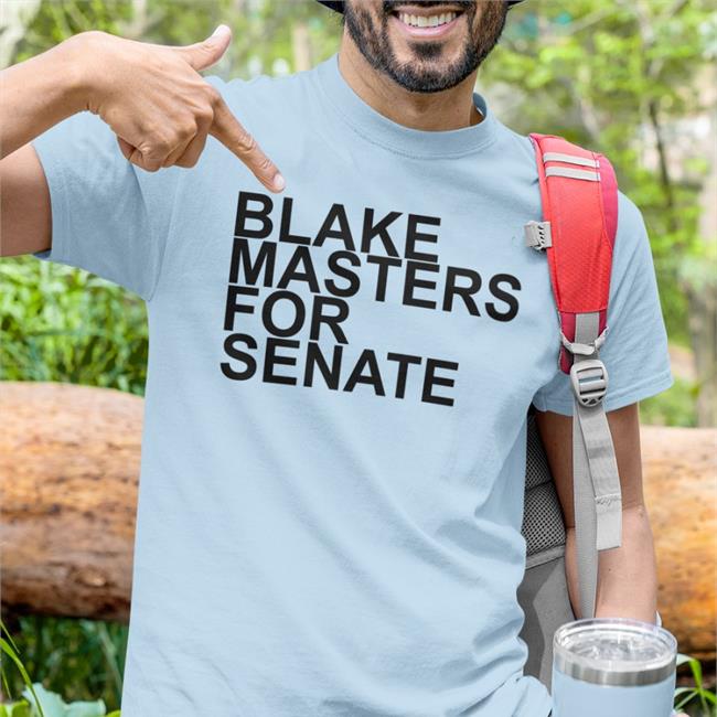 Blake Masters For Senate Tee Shirt Brick Suit