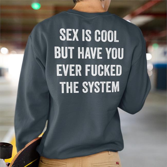 Sex Is Cool But Have You Ever Fucked The System Hoodie Sweatshirt