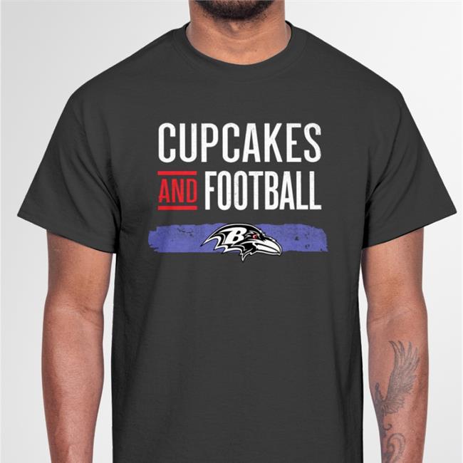Duff Goldman Cupcakes And Football Shirt Baltimore Ravens