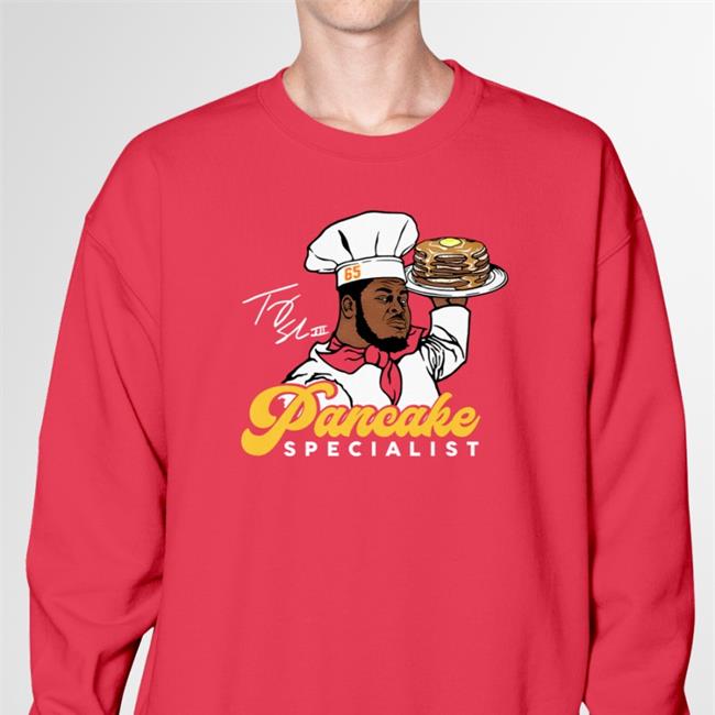 Charliehustle Trey Smith Pancake Specialist Long Sleeve T Shirt