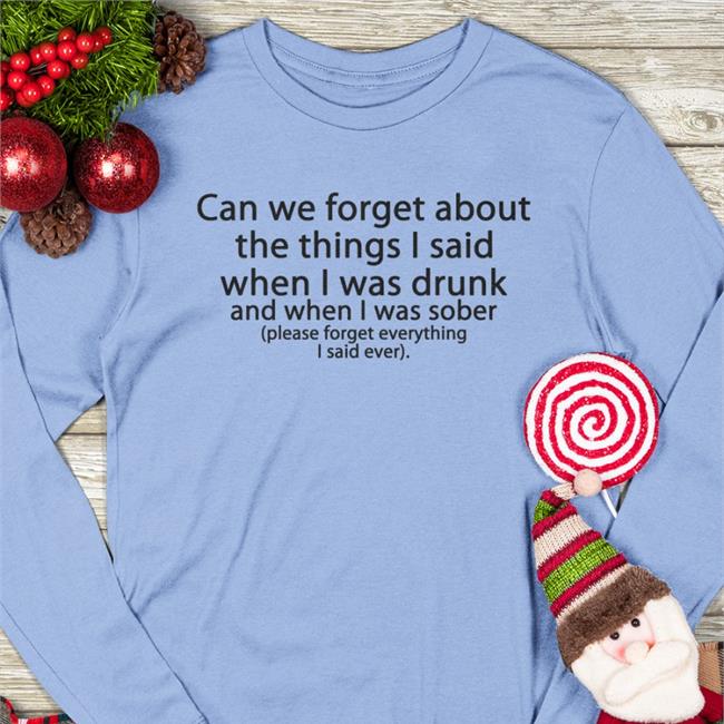 Can We Forget About The Things I Said When I Was Drunk Hoodie Sweatshirt