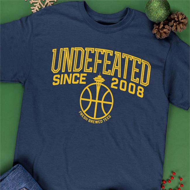 Undefeated Since 2008 Fresh Brewed Tees Sweatshirt Green
