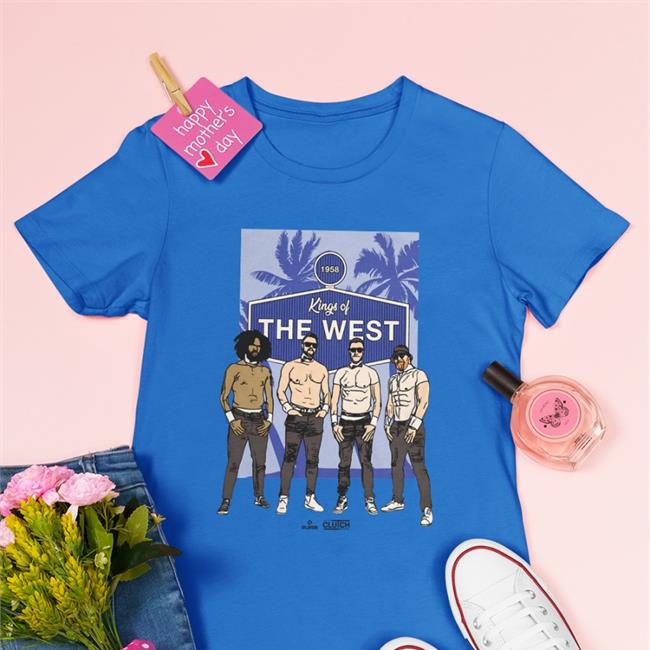 Wearing Kings Of The West Tee Shirt Royal