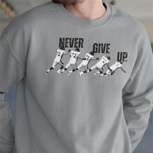Garettbolles72 Store Garett Bolles Never Give Up Shirt Gb3
