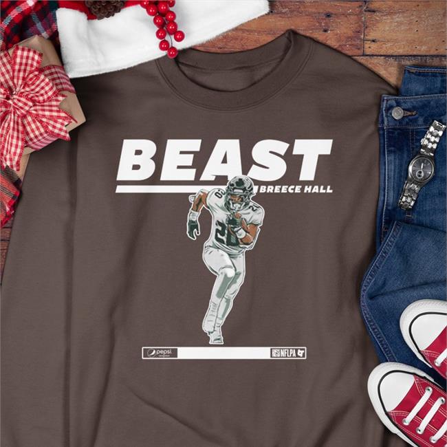 Beast Breece Hall Hoodied Sweatshirt Breaking T Store