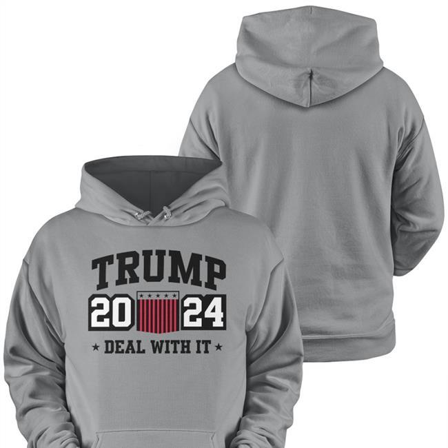 Trump 2024 Deal With It Hoodie