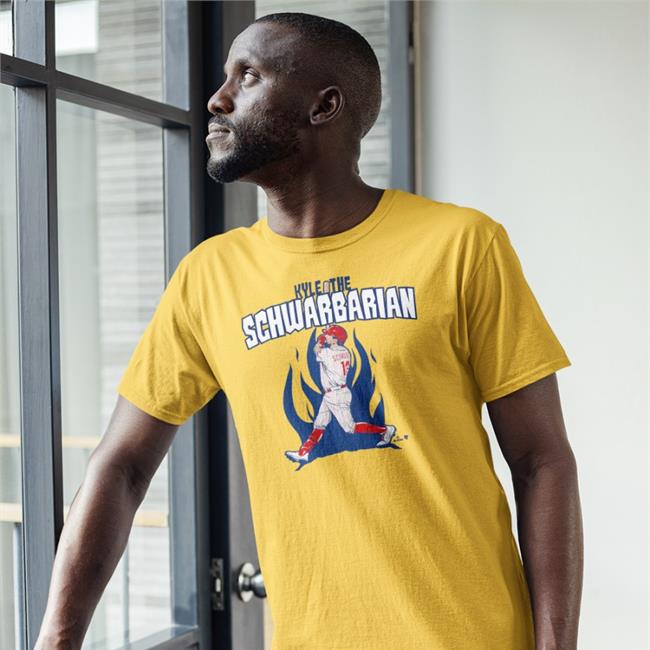 Alec Bohm Wearing Kyle The Schwarbarian Shirts