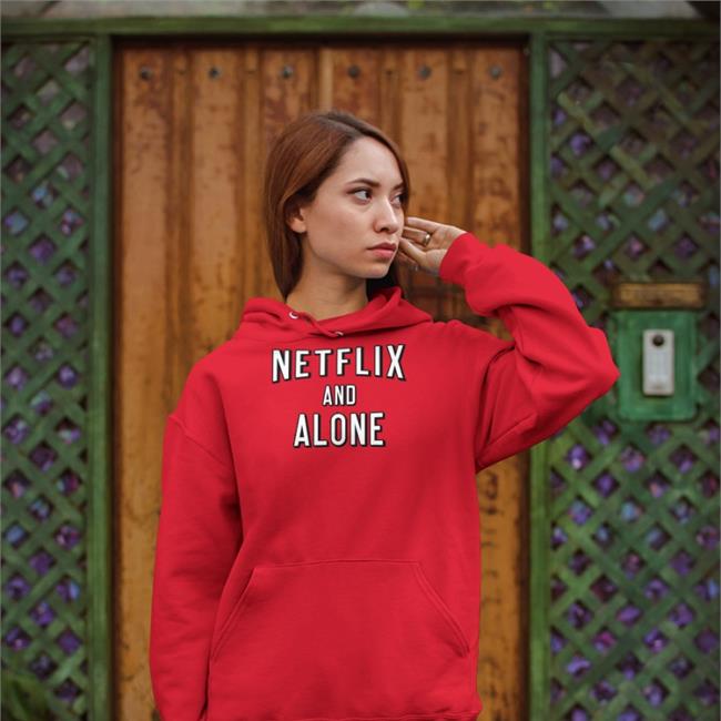 Netflix And Alone T-Shirt Shirtsthtgohard Netflix And Alone Shirt