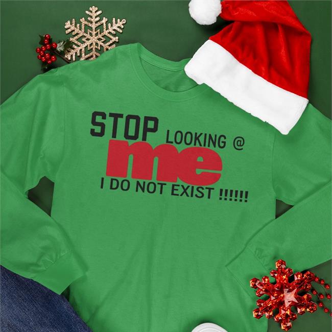 Sofia Wylie Thinker Stop Looking Me I Do Not Exist Shirts White Stop Looking Me I Do Not Exist T Shirts
