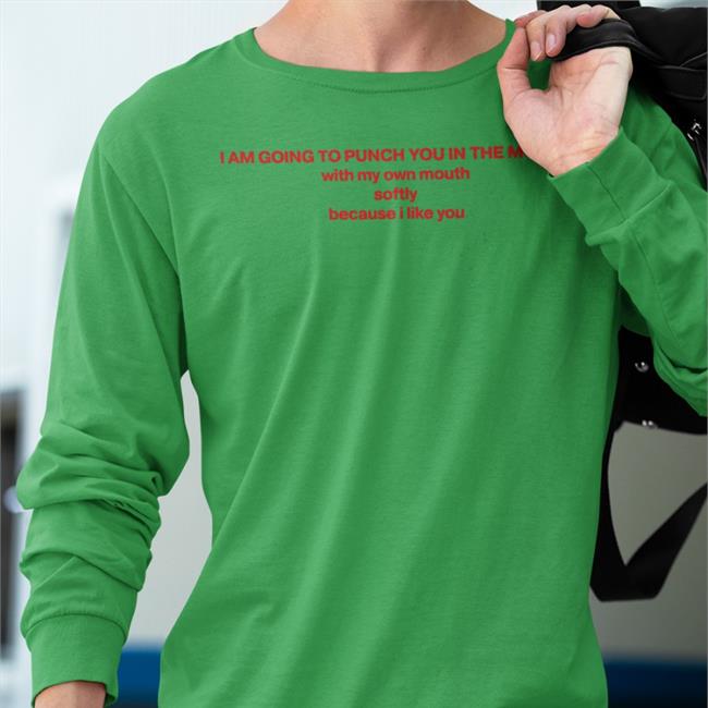 I Am Going To Punch You In Mouth With My Own Mouth Softly Because I Like You Shirt Homo Times