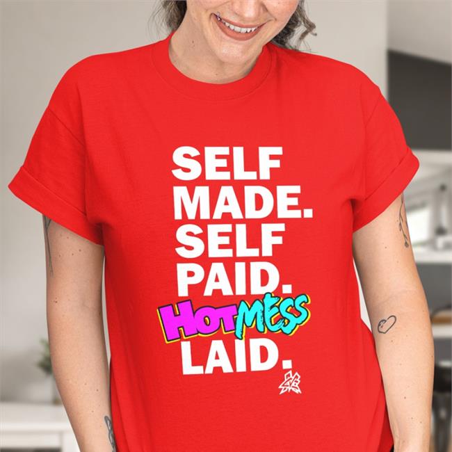 Matt Cardona Self Made Self Paid Hot Mess Laid Sweatshirt Pro Wrestling Tees Merch