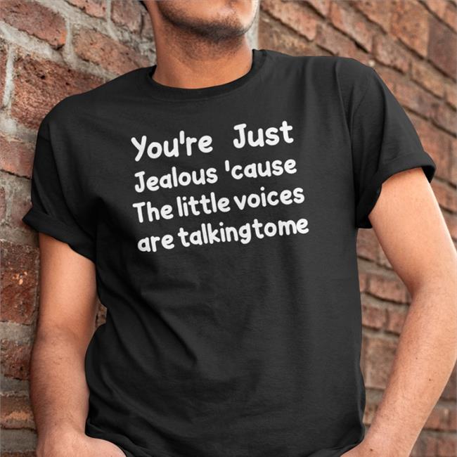 You're Just Jealous 'Cause The Little Voices Are Talking To Me Hoodie