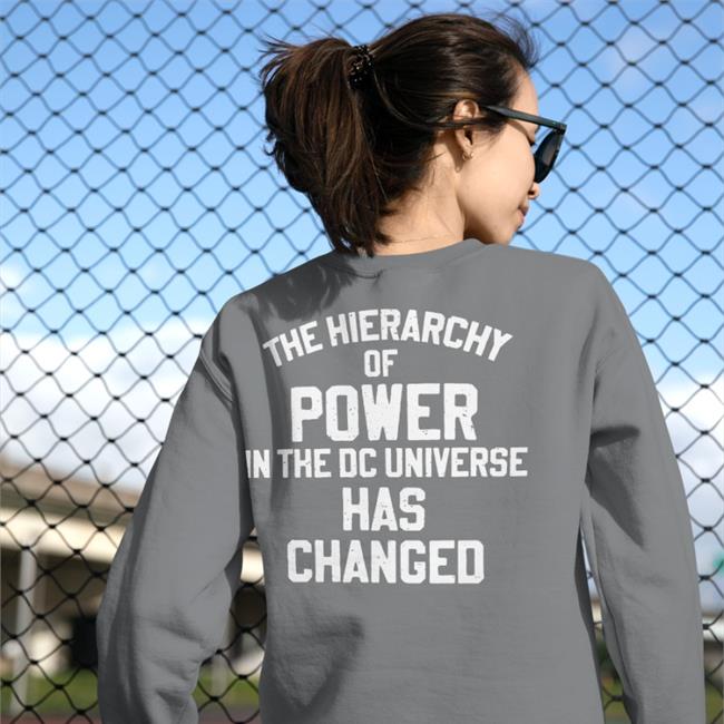 Dwayne Johnson The Rock The Hierarchy Of Power In The Dc Universe Has Changed Shirt