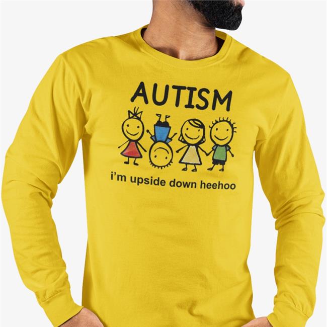 Autism I'm Upside Down Heehoo Sweatshirt