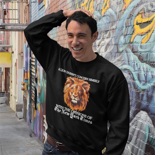 Shirts That Go Hard Store A Lion Doesn’t Concern Himself Long Sleeve T Shirt Black