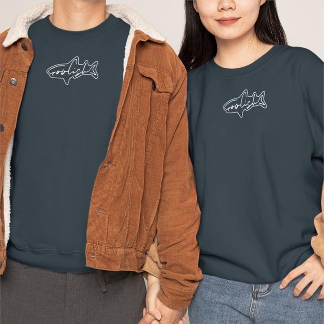 Foolish Signature Shark Crewneck