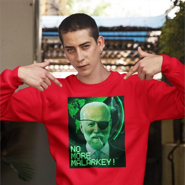 Meidastouch Merch No More Malarkey Dark Brandon Tee Black