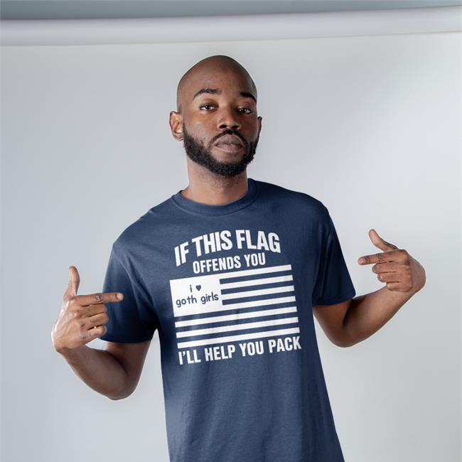If This Flag Offends You I’Ll Hell You Pack I Heart Goth Girls Long Sleeve T Shirt Black