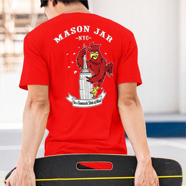 Mason Jar Nyc T Shirt Black