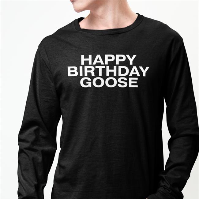 Mikey Happy Birthday Goose Long Sleeve T Shirt Mcr Archive