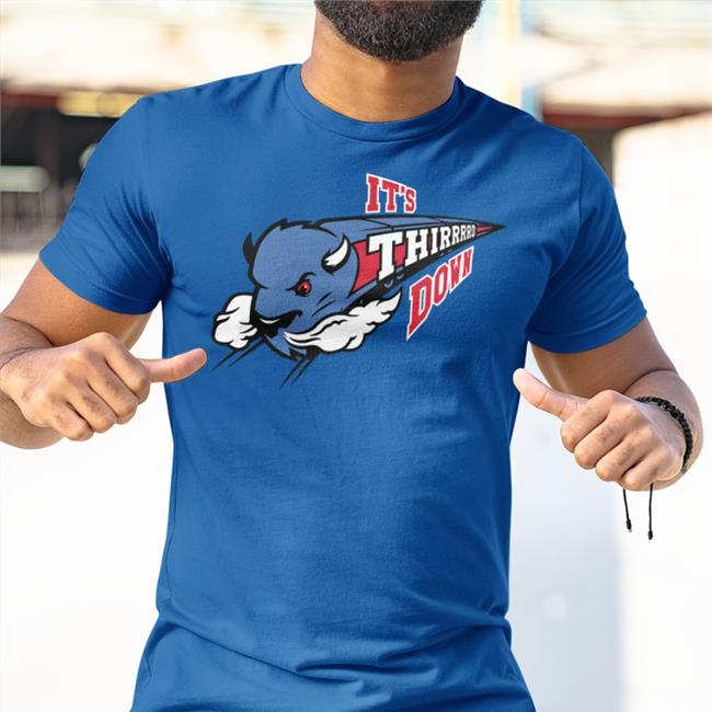 26 Shirts Store Train Horn It's Third Down Long Sleeve Tee Shirt Royal