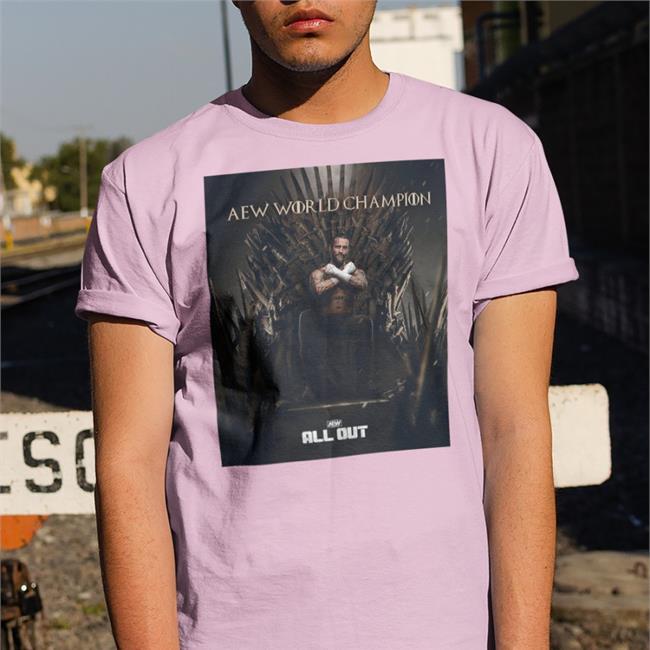 Aew World Champion All Out Hooded Sweatshirt