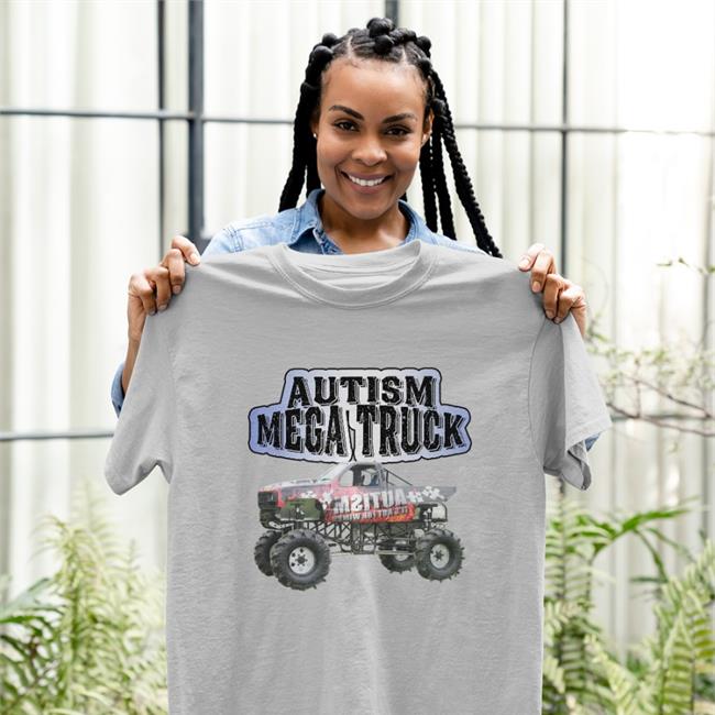 Kelvinwaterson Autism Mega Truck T Shirt