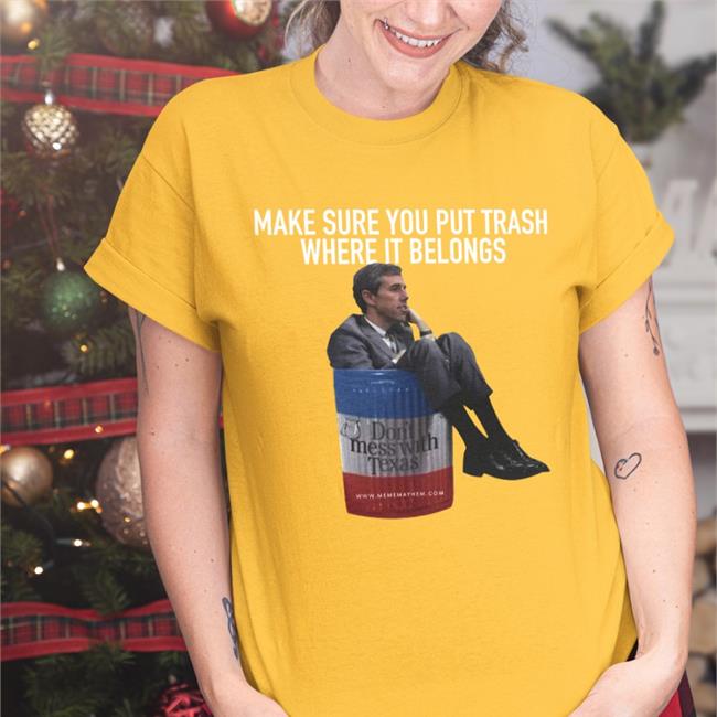 PammsyHere Make Sure You Put Trash Where It Belongs Hoodie Black