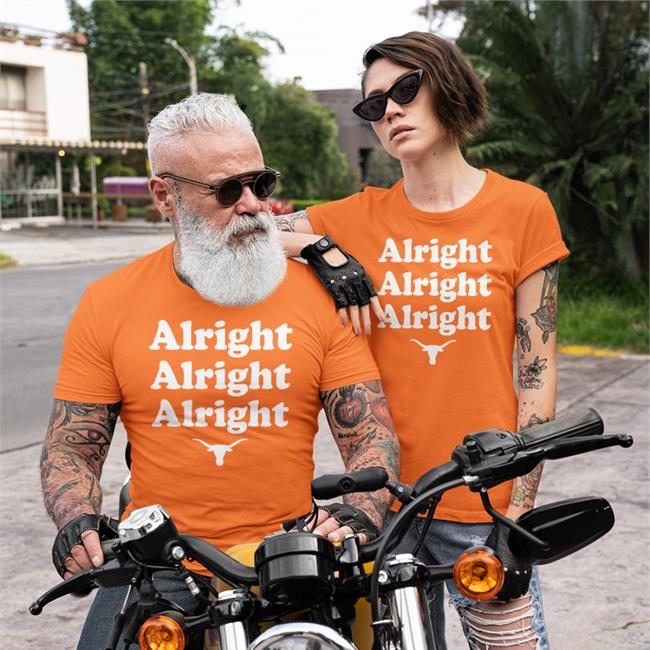 Alright Alright Alright Shirt Marshall Texas Football Matthew Mcconaughey